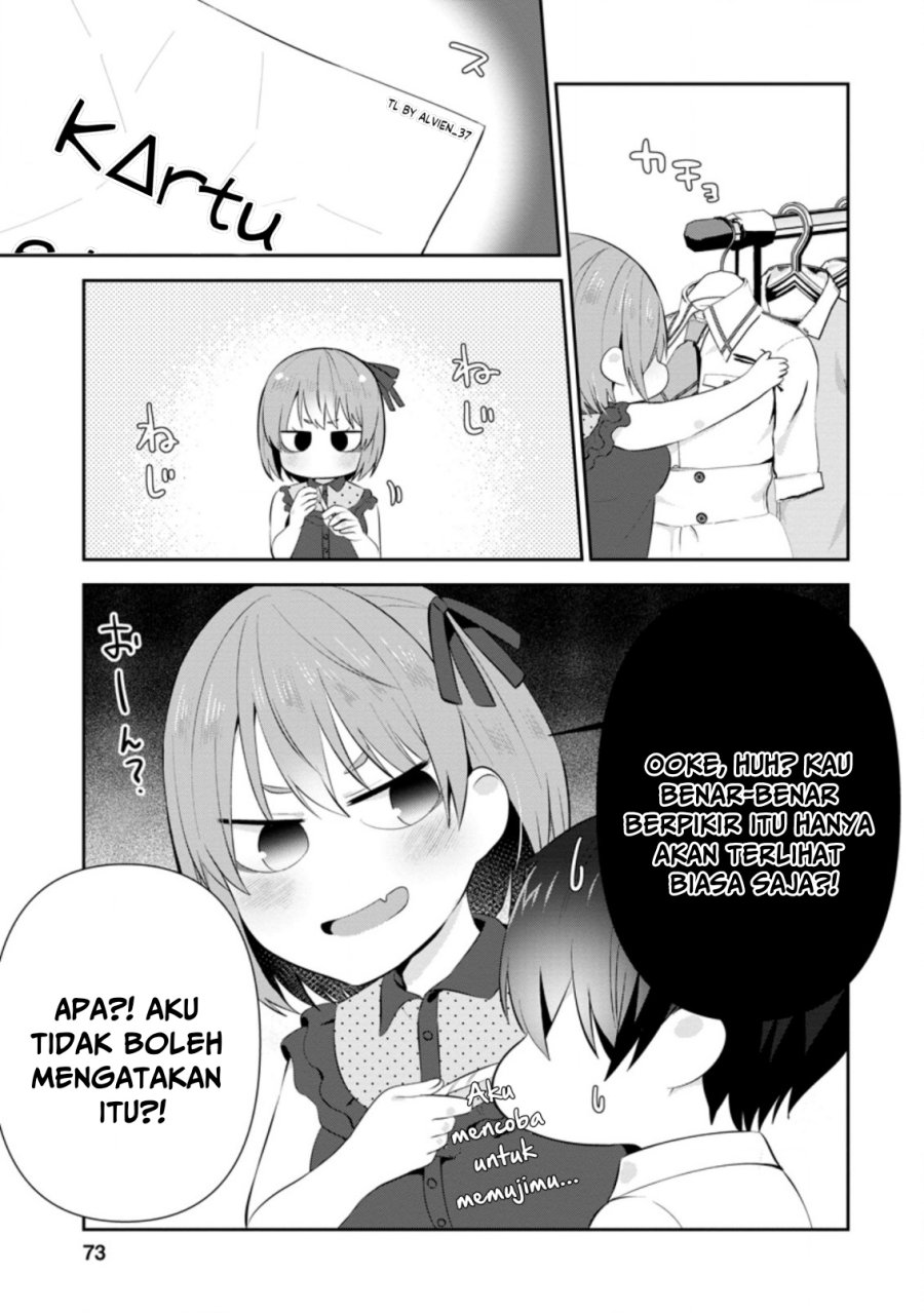 The Cute Girl Sitting Next to Me Is Trying to Make Me Fall in Love With Her as a Way to Ridicule Me Chapter 18 Bahasa Indonesia